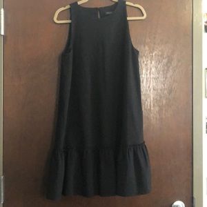 Banana republic black trapeze dress size 10